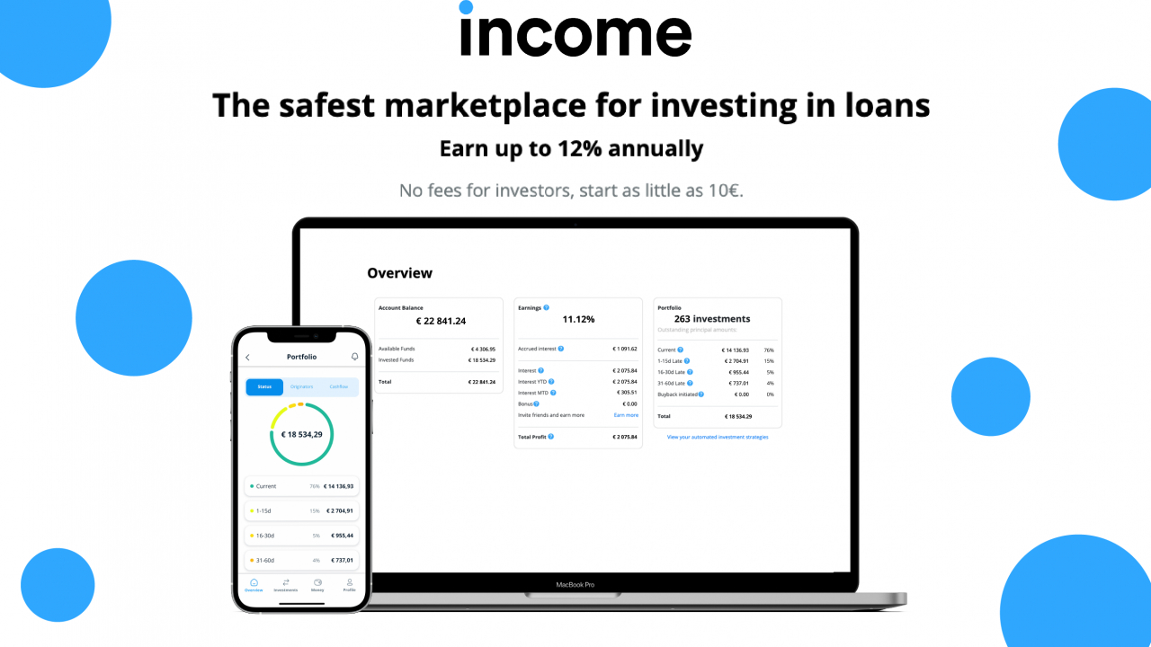 INCOME, platformă alternativă de investiții din Estonia, caută bani pe SeedBlink