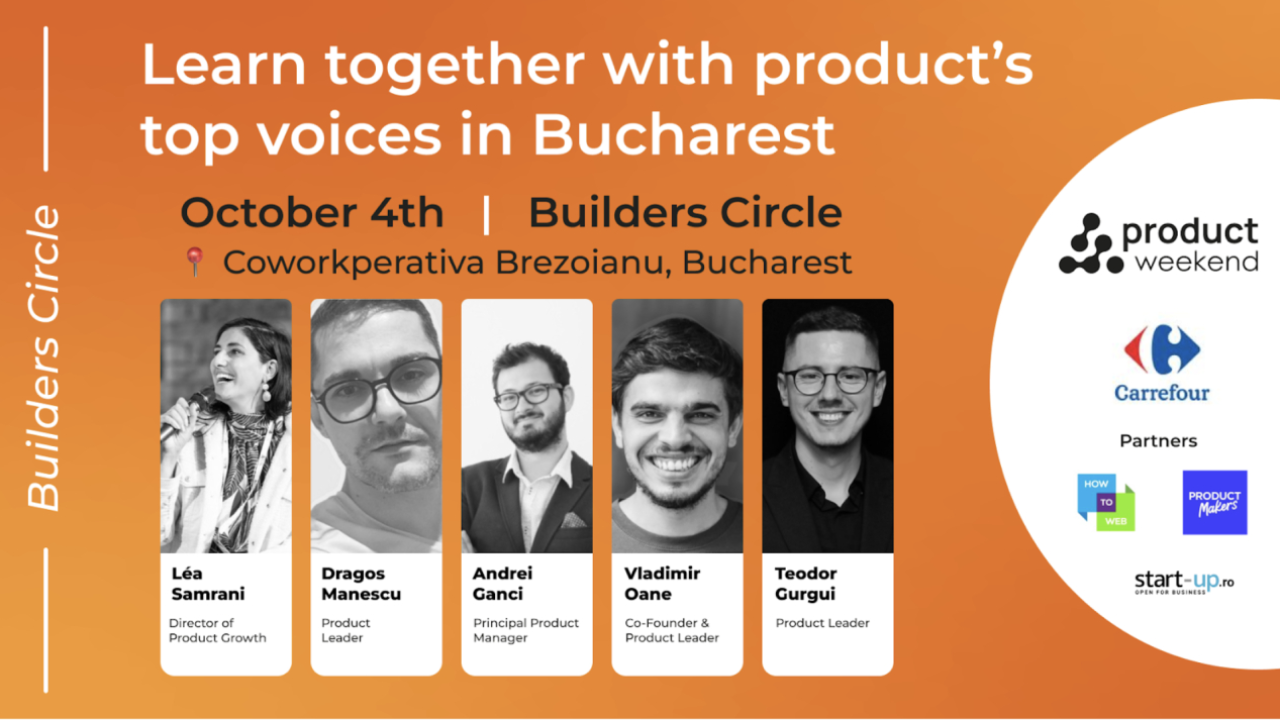 Product Weekend: oportunitate pentru profesioniștii de produse digitale din România