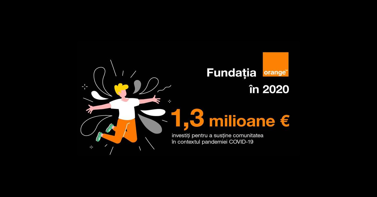 Fundația Orange: investiții de 1,3 mil. euro pentru susținerea comunității