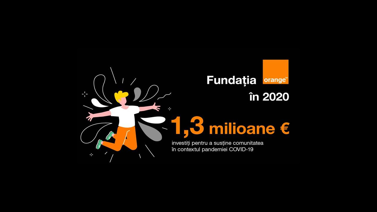 Fundația Orange: investiții de 1,3 mil. euro pentru susținerea comunității