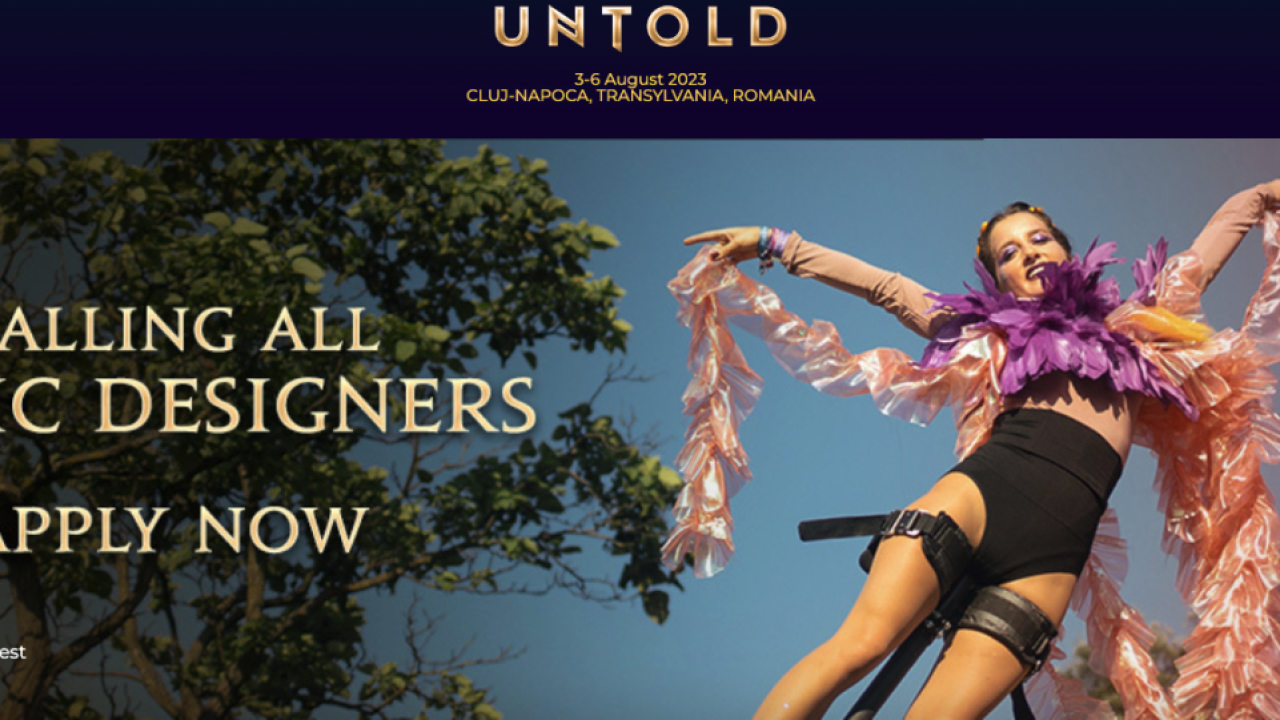 Untold caută designeri care să expună creațiile în fața a 360.000 de oameni