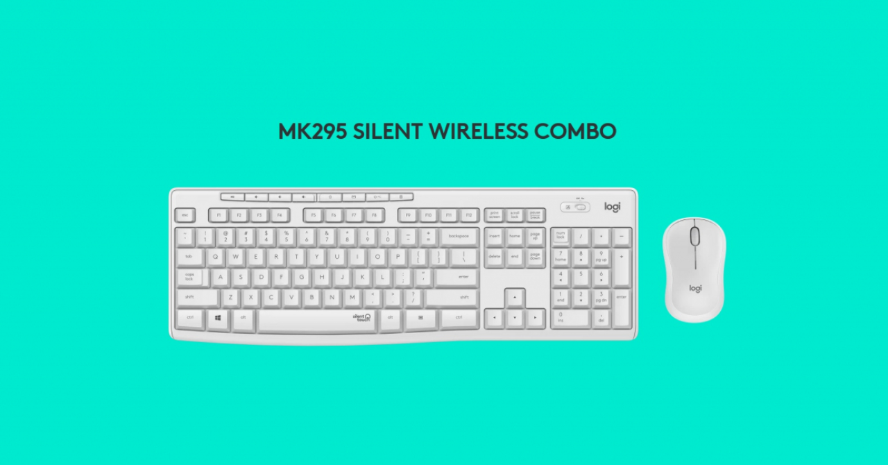 Logitech lansează MK295 wireless combo, kit silențios de mouse și tastatură