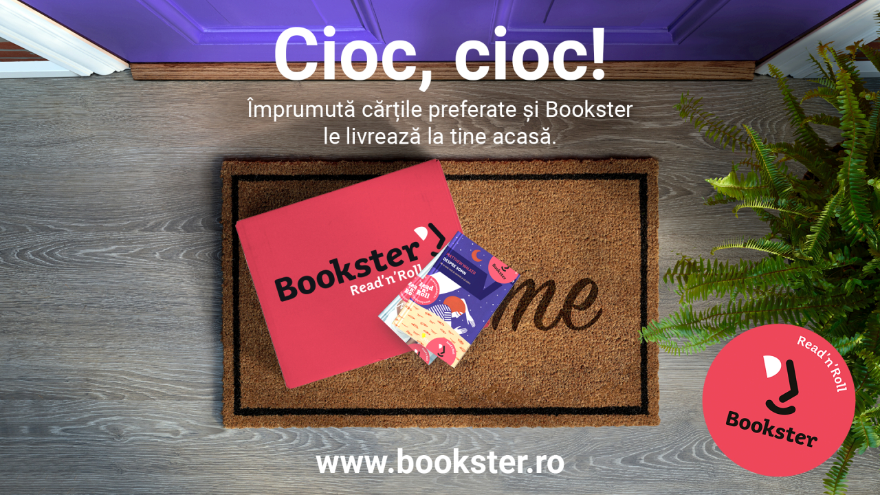 Bookster îți aduce acasă cărțile preferate pe perioada stării de urgență