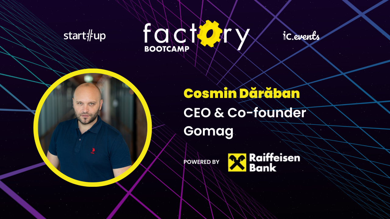 Factory Bootcamp - Cosmin Dărăban te învață strategiile potrivite în ecommerce