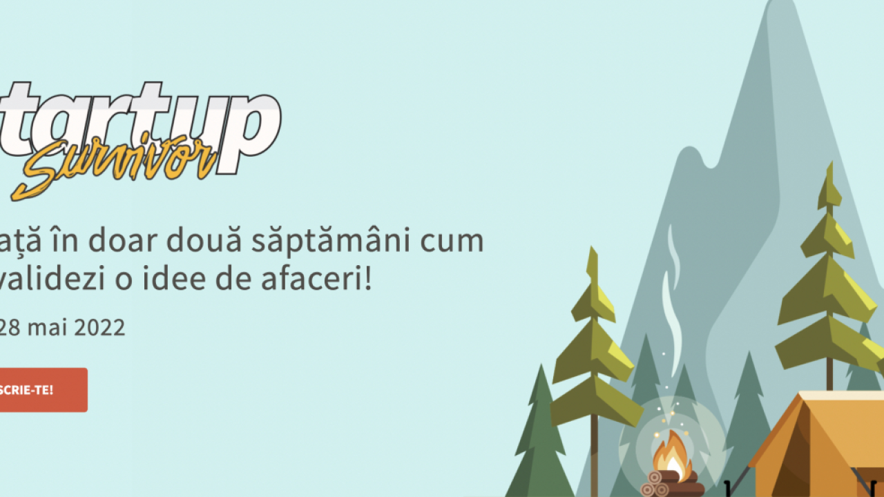 Înscrieri deschise la Startup Survivor - program intens de educație de business
