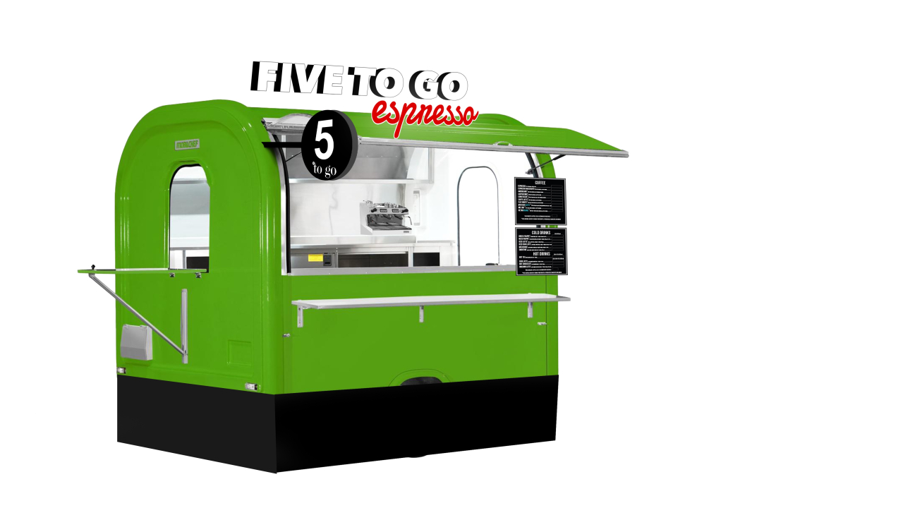 Franciză 5 to go - rulota Espresso, un nou concept propus de companie