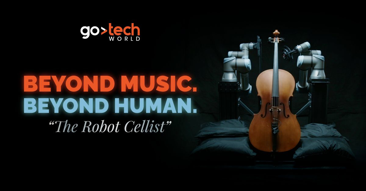 „Robotul violoncelist” urcă pe scena GoTech World 2025, într-o demonstrație unică a fuziunii dintre artă și tehnologie