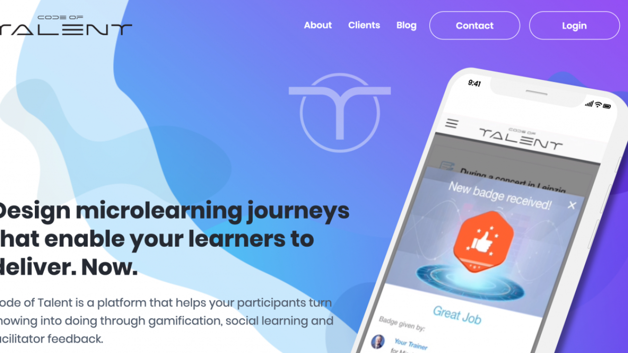 Code of Talent, soluție de micro-learning, caută finanțare pe SeedBlink