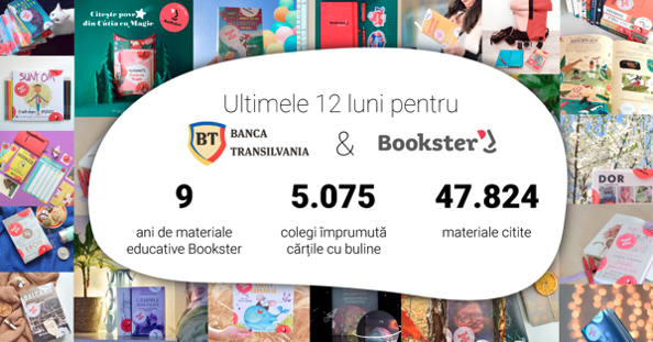 Organizații care citesc: Banca Transilvania și Bookster