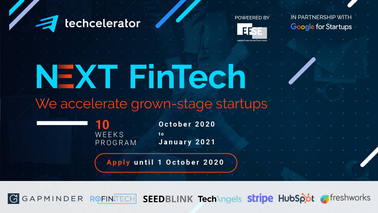 Techcelerator opens applications for fifth batch, with focus on Fintech startups