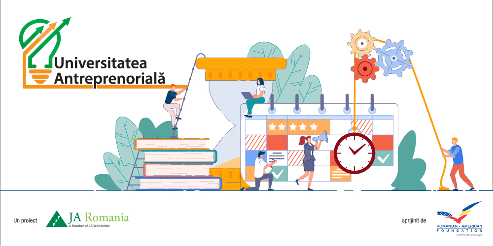 10 proiecte de educație antreprenorială, implementate în 9 universități din țară