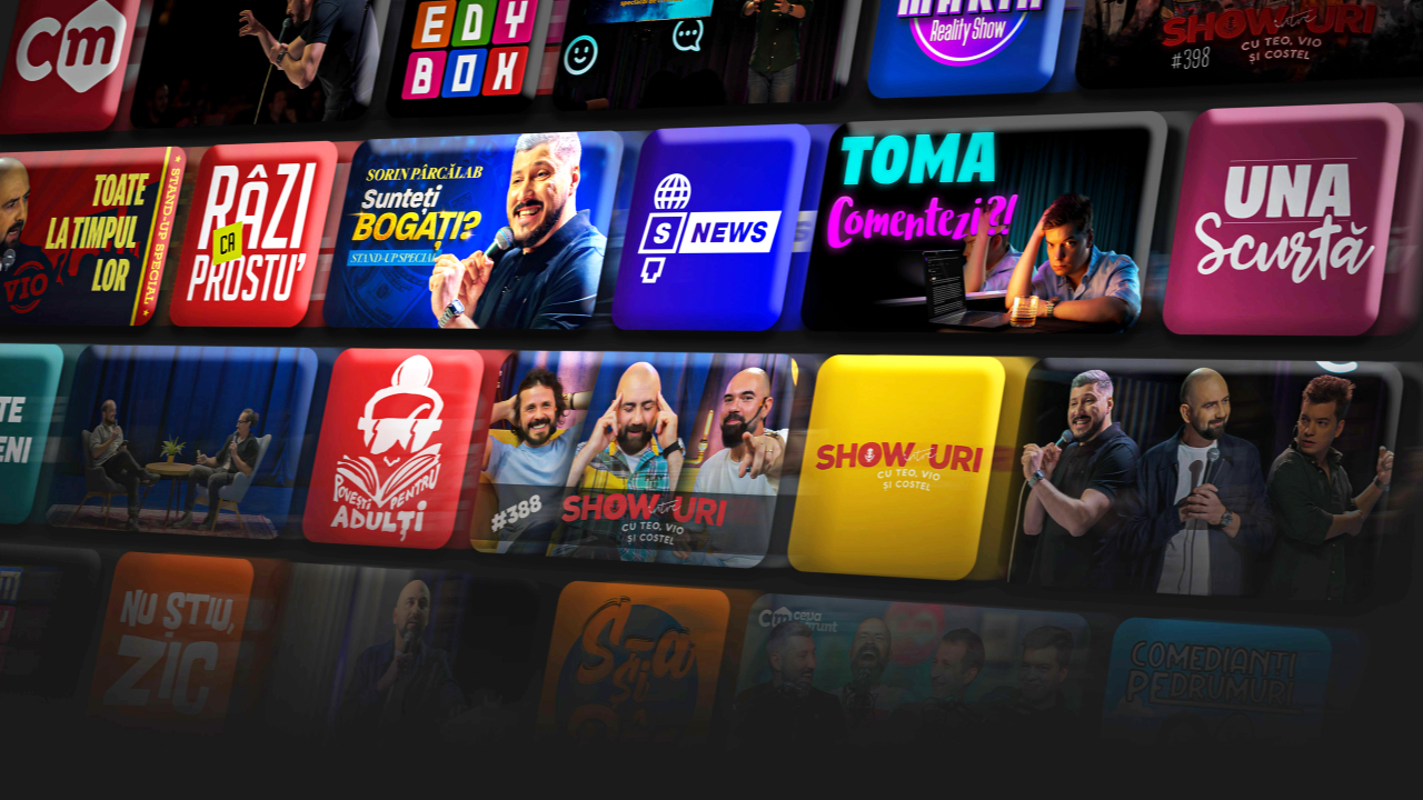 Comedy Box - prima platformă de streaming românească de comedie