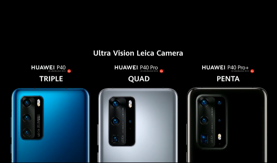 Huawei P40 Pro, P40 Pro + și P40, anunțate oficial: monștri foto/video