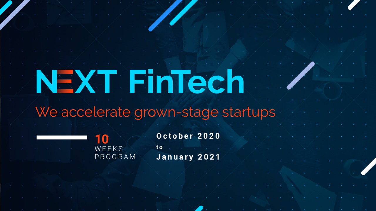 11 fintech startups will pitch in the NEXTFintech accelerator final