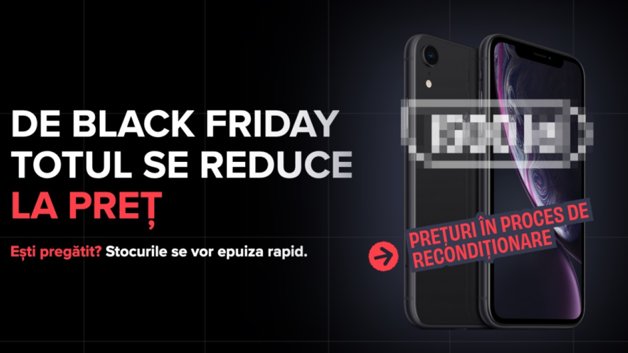 Black Friday 2022 flip.ro: iPhone la doar 99 de lei