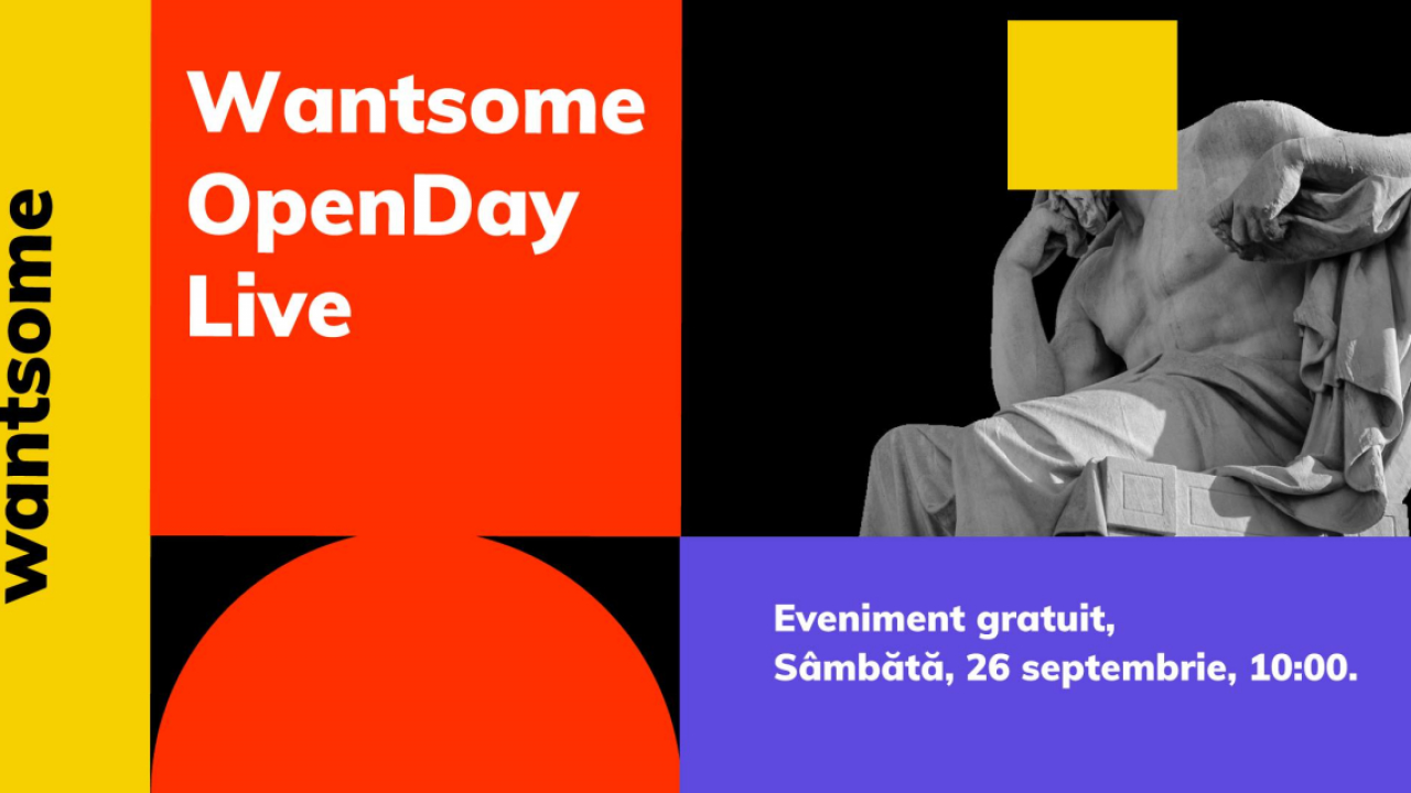Cursuri de programare: Școala de IT Wantsome organizează ziua porților deschise