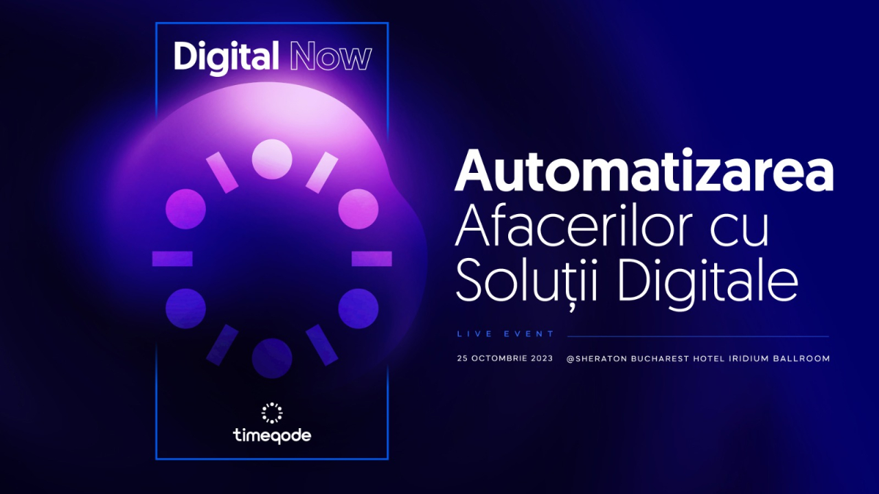 Eveniment în București: Digital Now – cum să-ți automatizezi afacerea cu soluții digitale