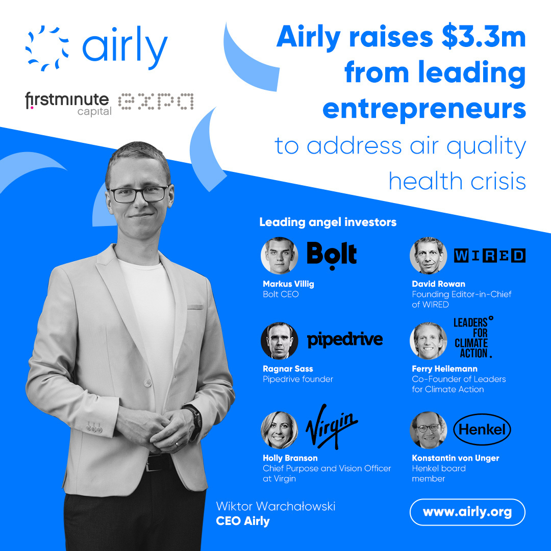 Airly raises $3.3m from tech investors to address the air quality health crisis