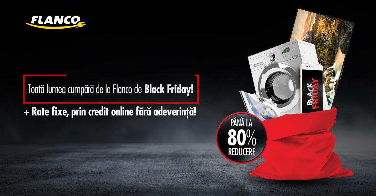 Black Friday 2017 la Flanco - ce produse va oferi retailerul