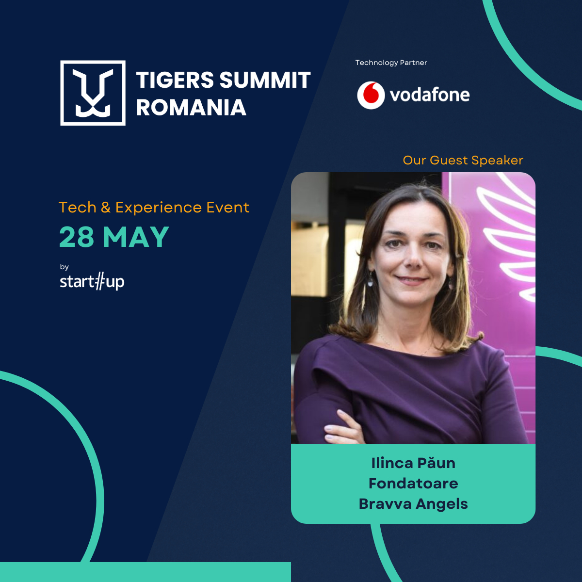 Tigers Summit 2024. Ilinca Păun: ”A fi angel înseamnă să dai mai departe ce ai învățat”