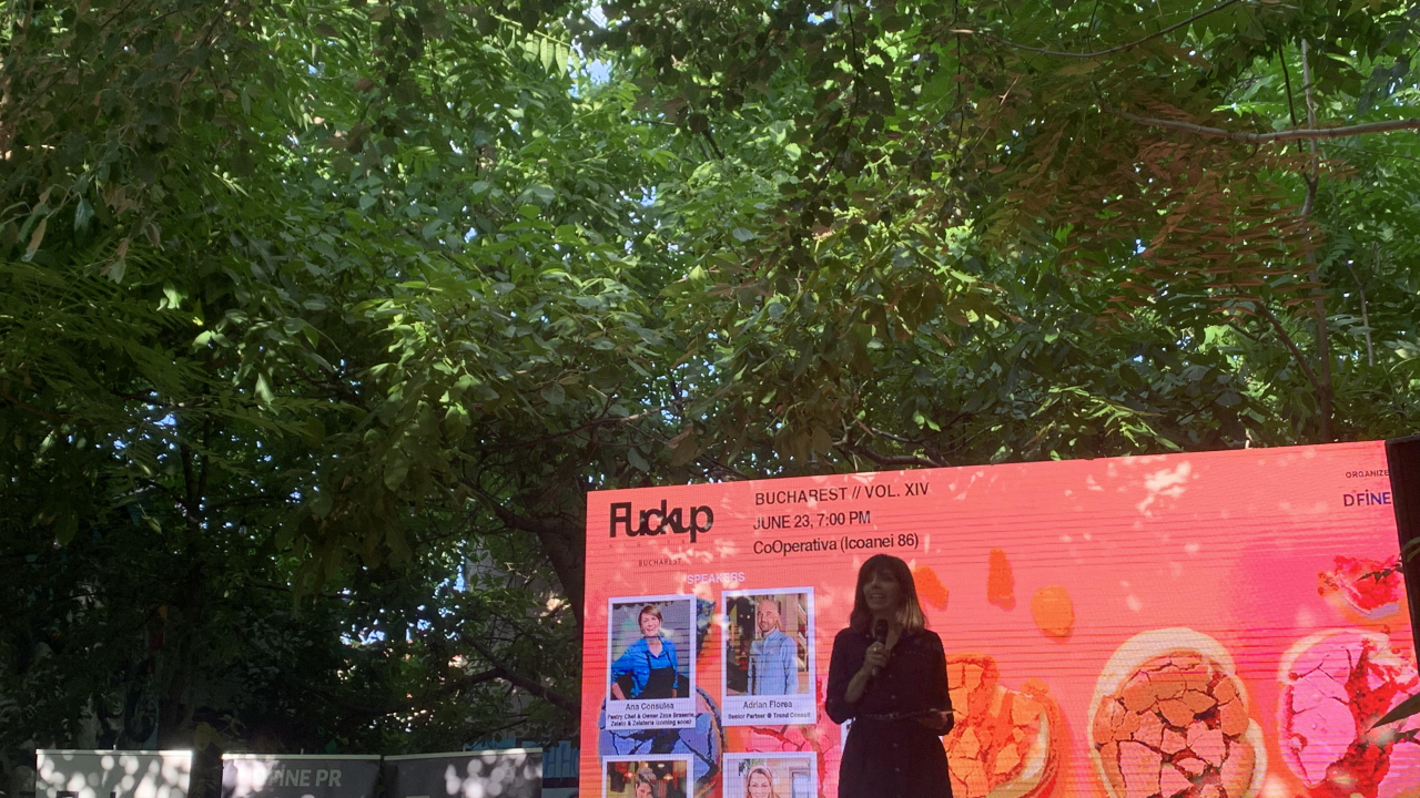 FuckUp Nights Bucharest XIV - succesul începe cu ”a fost groaznic”