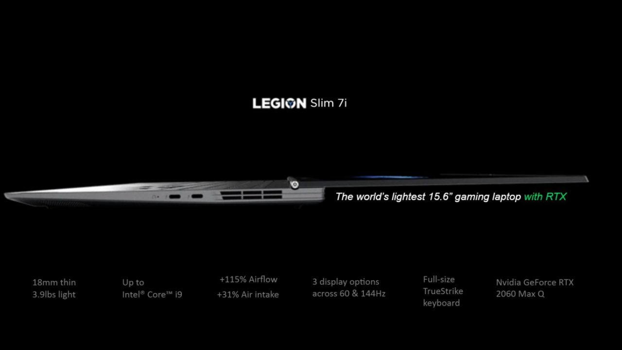 Lenovo Legion Slim 7i e un laptop portabil de gaming care promite multe