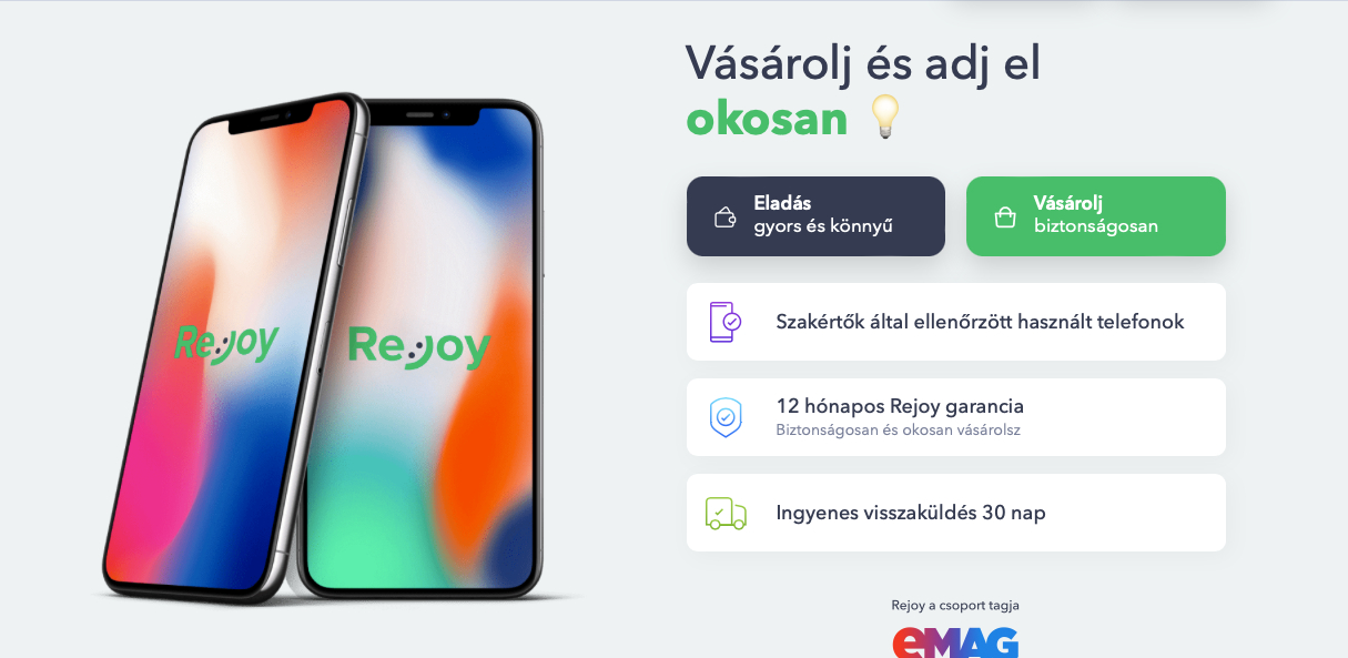 Startup-ul de recondiționate Flip.ro se extinde în Ungaria sub brandul Rejoy.hu