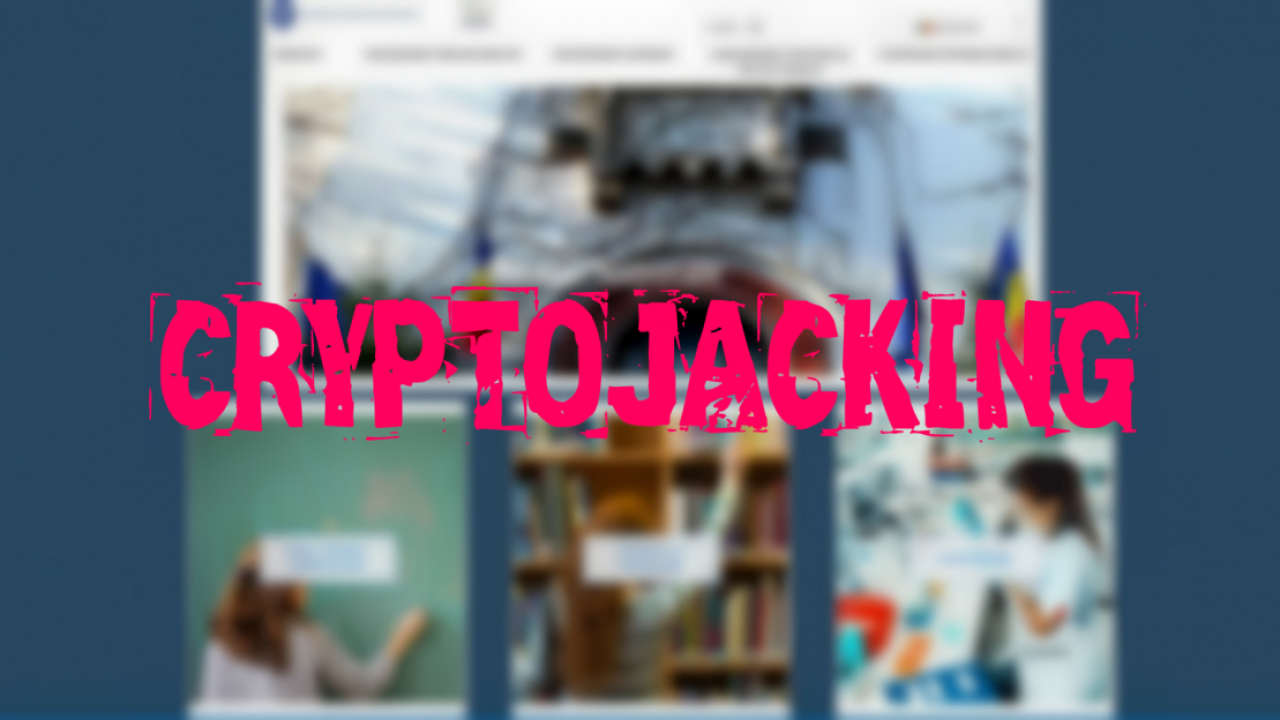 Site-ul Ministerului Educației minează criptomonede pe spinarea ta