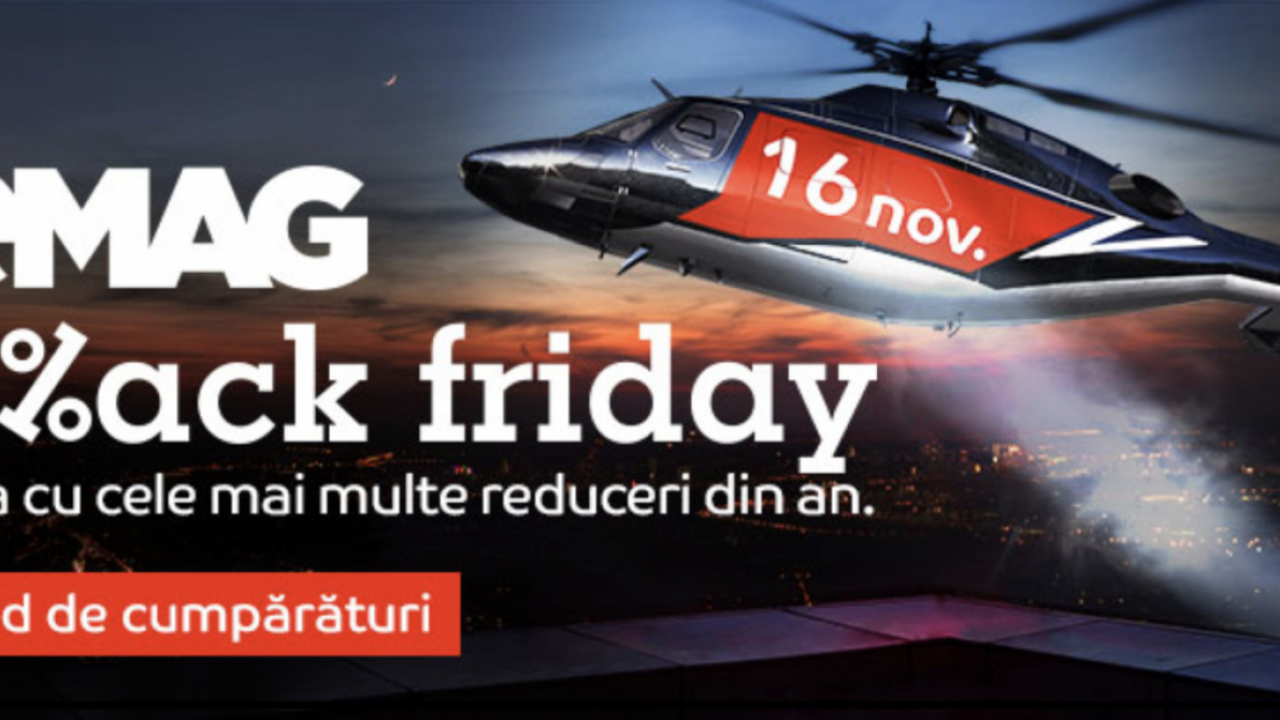 Black Friday 2018 la eMAG - noi produse din oferta retailerului