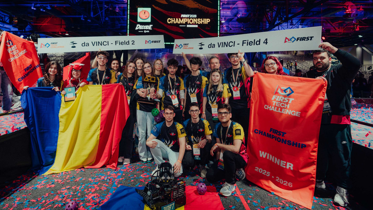 Finala a fost câștigată de Velocity, echipa liceului „Gheorghe Munteanu Murgoci”, care a învins o altă echipă românească, Heart of RoBots.