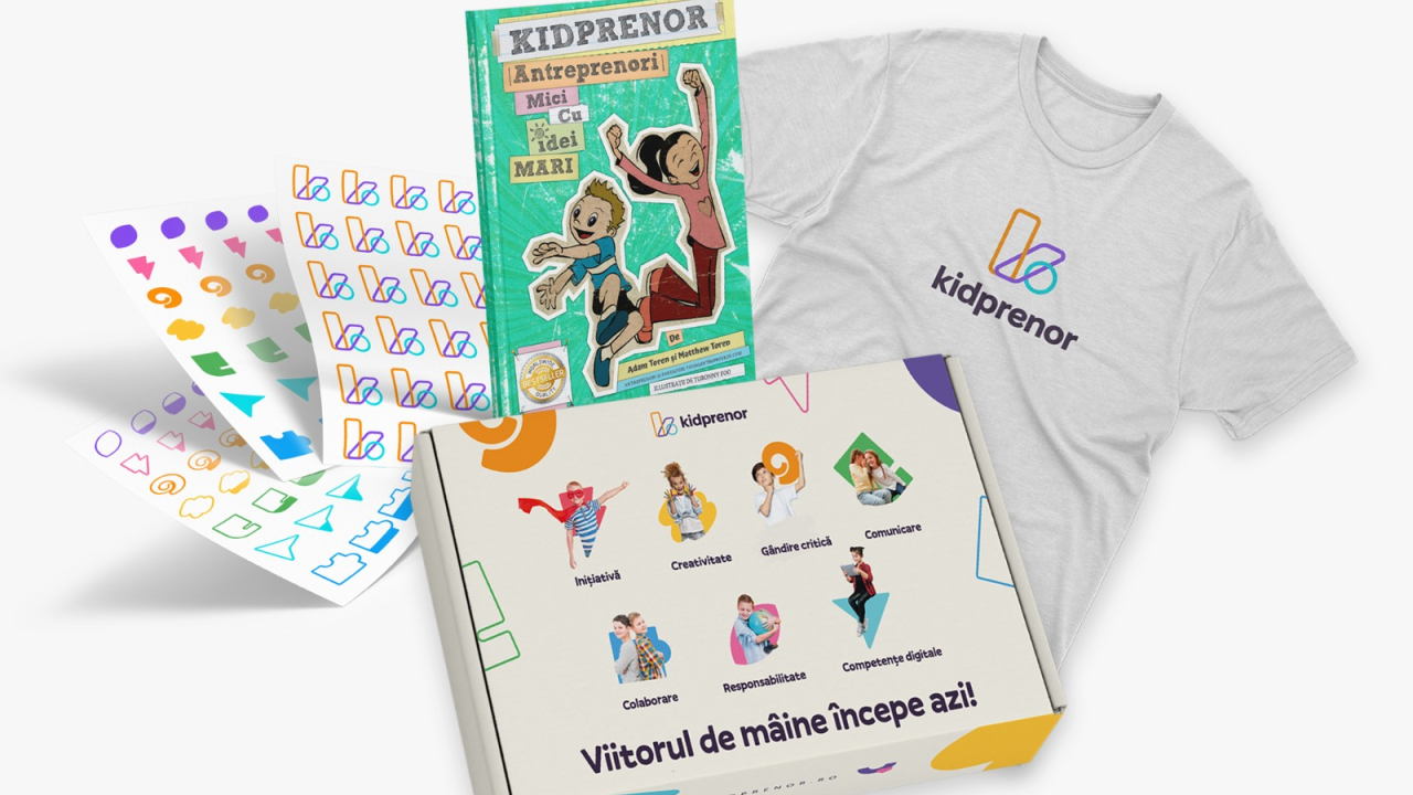 Kidprenor, 50.000€ de la un angel pentru a învăța 1000 de copiii să lanseze prima afacere
