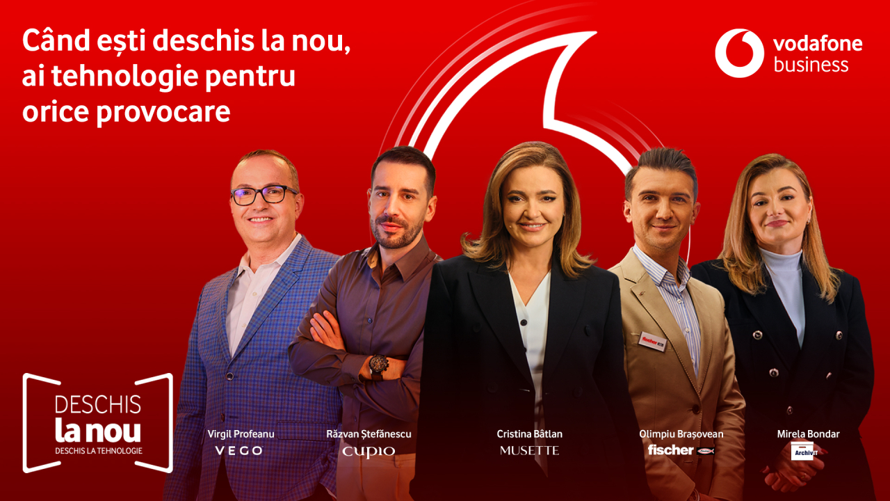 Vodafone lansează platformă de soluții digitale pentru antreprenorii din România