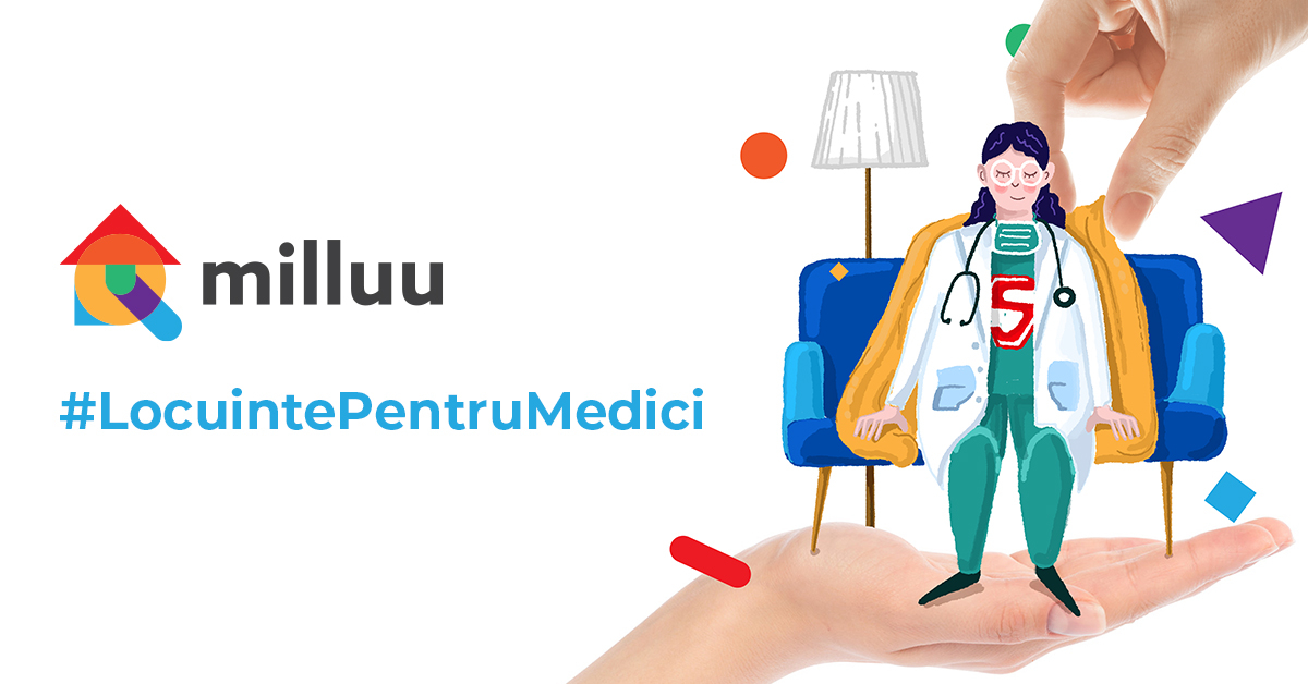 Coronavirus | Inițiativa Milluu #LocuintePentruMedici, extinsă în alte 5 orașe