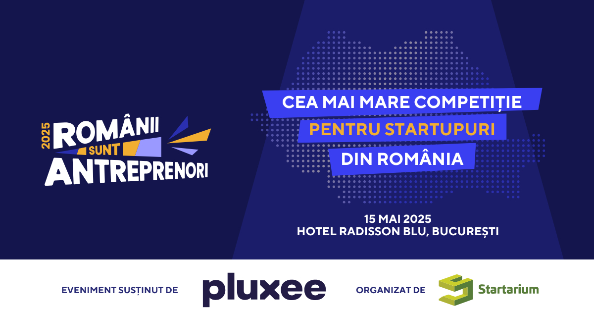 Înscrierile pentru competiția „Românii sunt antreprenori” se închid pe 16 aprilie