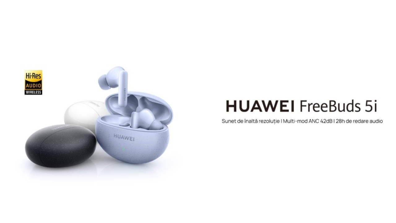 Huawei prezintă Freebuds 5i, noua generație a căștilor wireless ieftine și bune