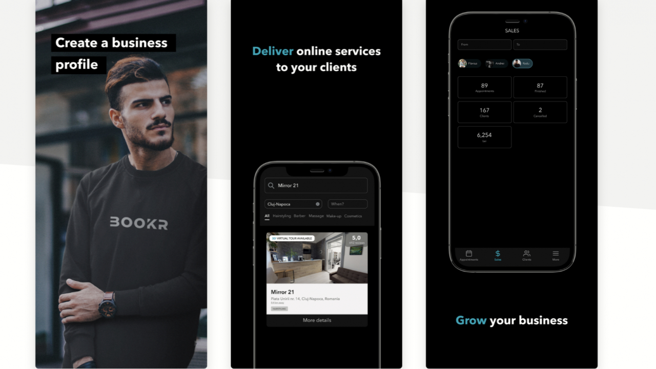 Bookr, aplicația românească de rezervări online și tururi 3D ale afacerilor