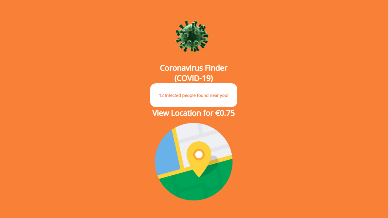 Virusul care îți cere bani ca să vezi persoanele infectate cu COVID-19