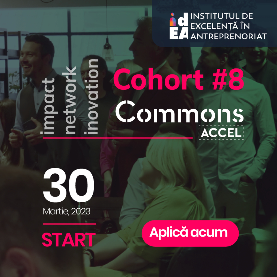 Commons Accel caută startup-uri pentru grupa #8