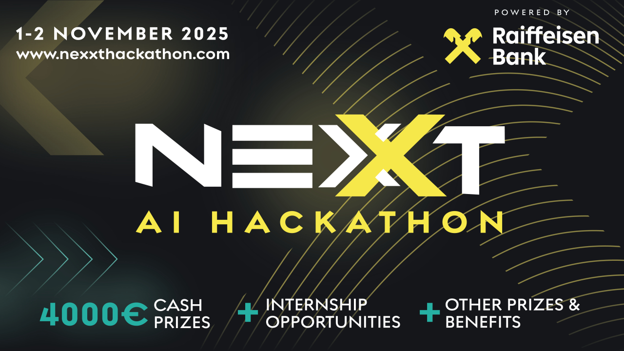 Deadline de înscriere 28 octombrie la hackathonul NEXXT AI pentru studenți