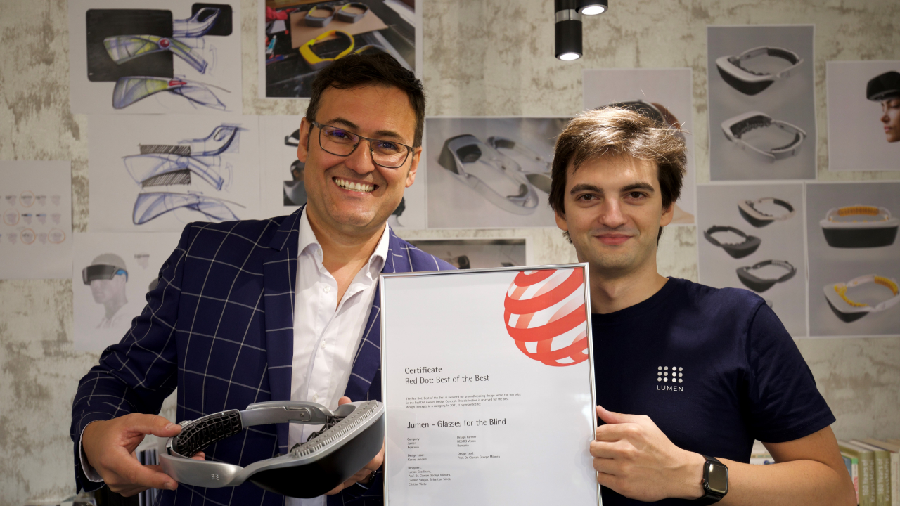 Startup-ul românesc .lumen câștigă Red Dot Luminary, Nobelul designului industrial