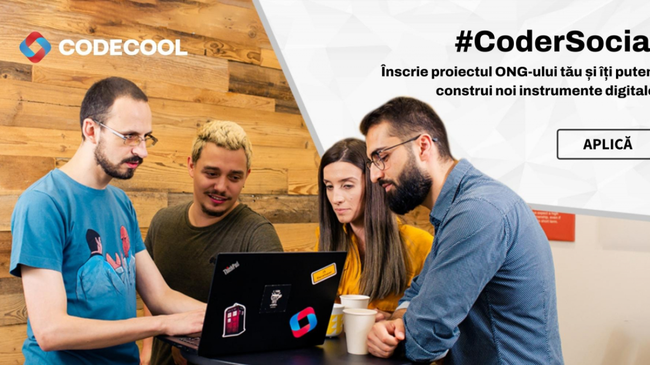 Școala de programare Codecool ajută 3 ONG-uri să dezvolte instrumente digitale