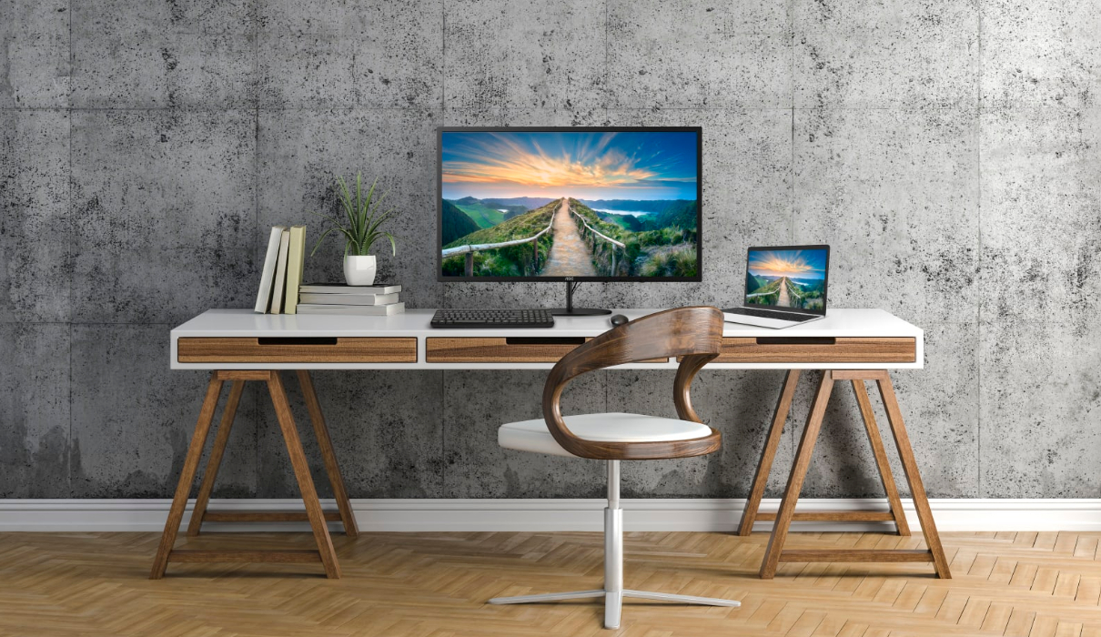 AOC lansează gama de monitoare de buget V4 pentru muncă și casual gaming