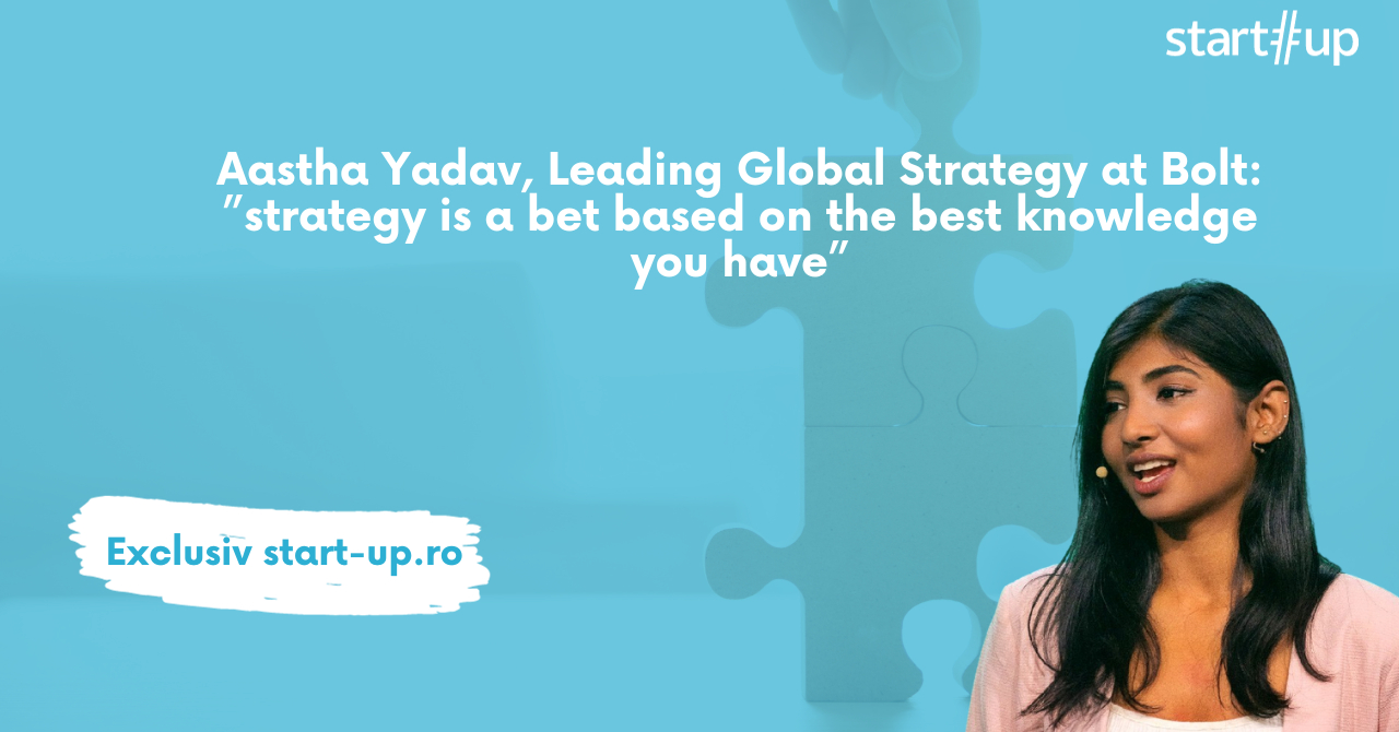 Aastha Yadav, Global Strategy Bolt: strategy is a bet based on knowledge