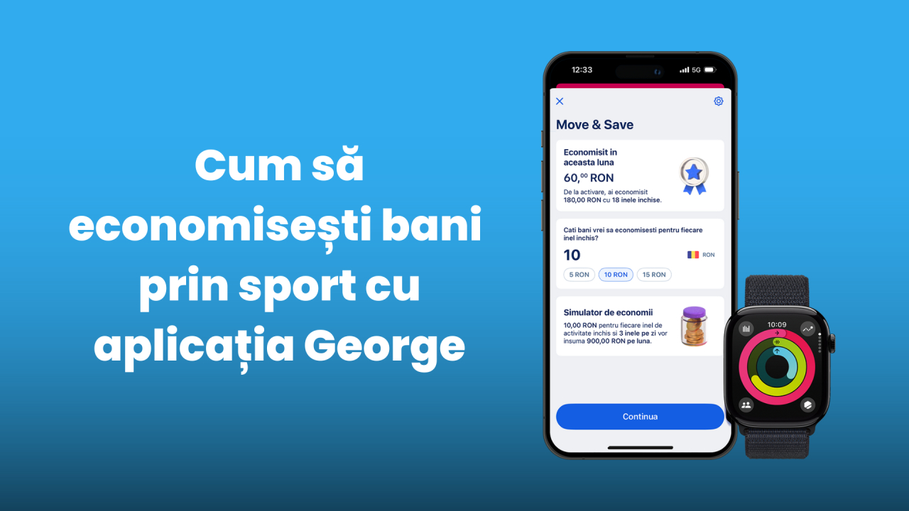 Move & Save: cum să economisești bani prin sport cu aplicația George