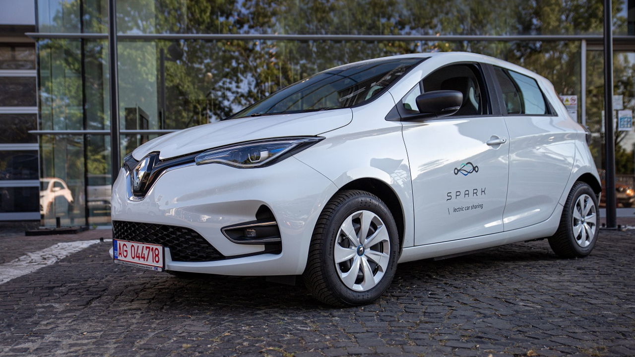 Carsharing în București: Spark adaugă 400 de Renault Zoe electrice în flotă