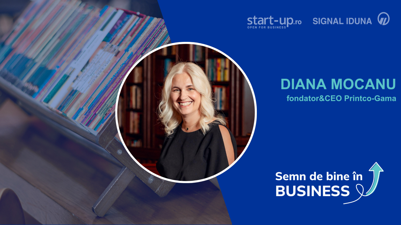 Diana Mocanu | Printco-Gama: ”dependența e cel mai mare risc al antreprenorilor”