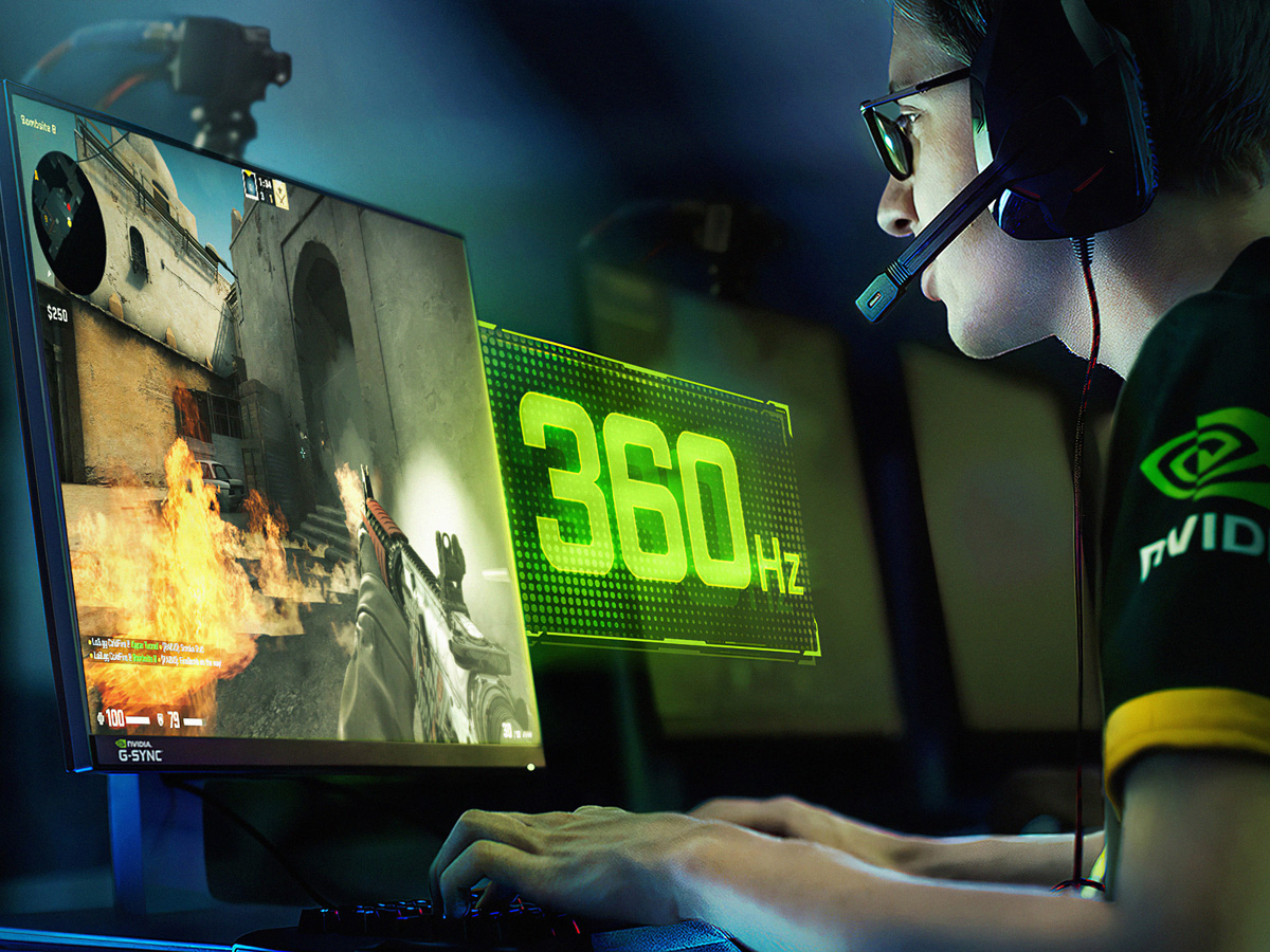 Nvidia și Asus lansează primul monitor cu o rată de refresh de 360 Hz