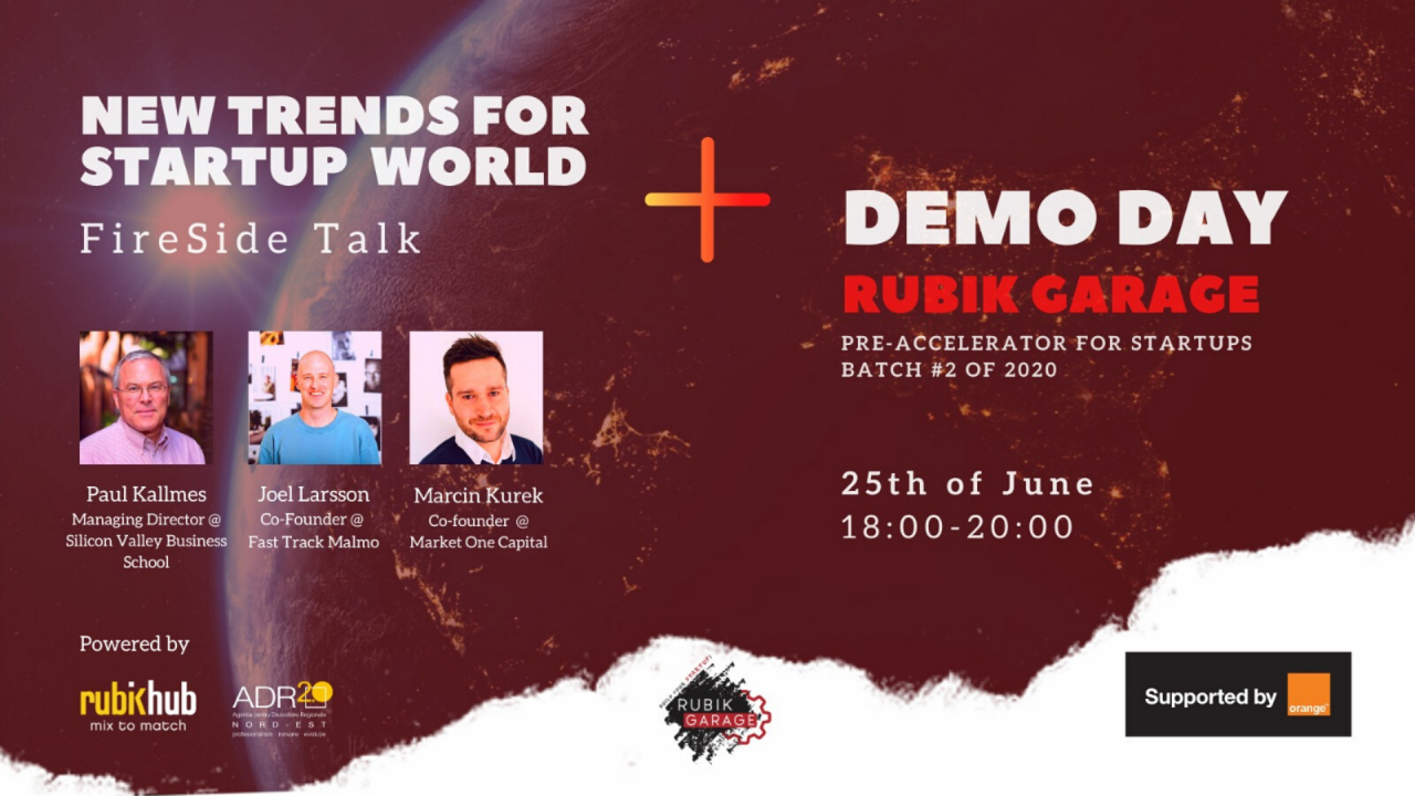 Eveniment: New Trends for Startups Talk & Demo Day Rubik Garage