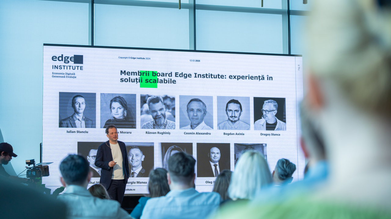 Think Tank-ului Edge Institute: un catalizator pentru digitalizarea României