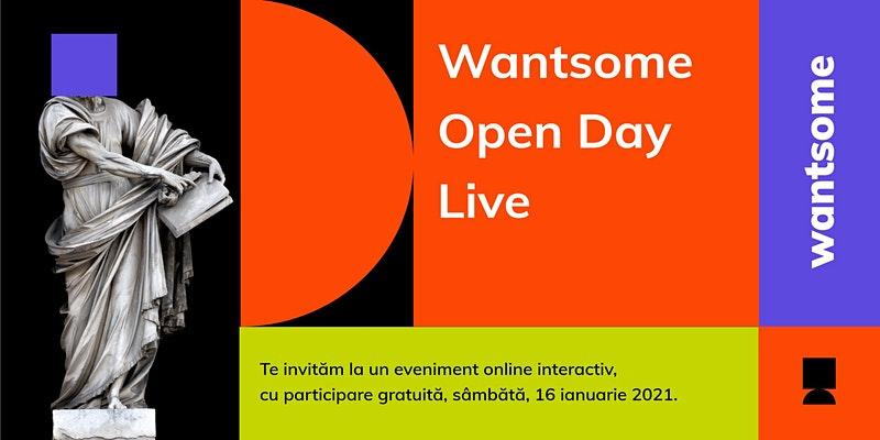 Wantsome Open Day LIVE: școala de IT își prezintă cursurile pentru S1 2021